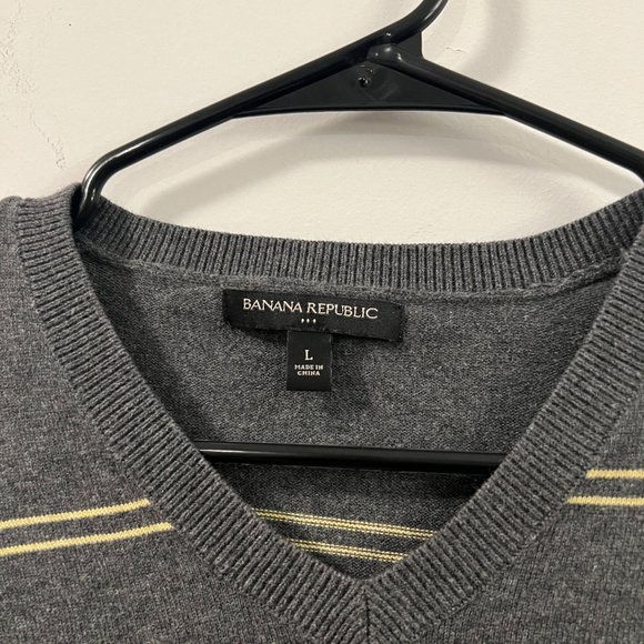 Grey Striped Sweater - Picture 2 of 3